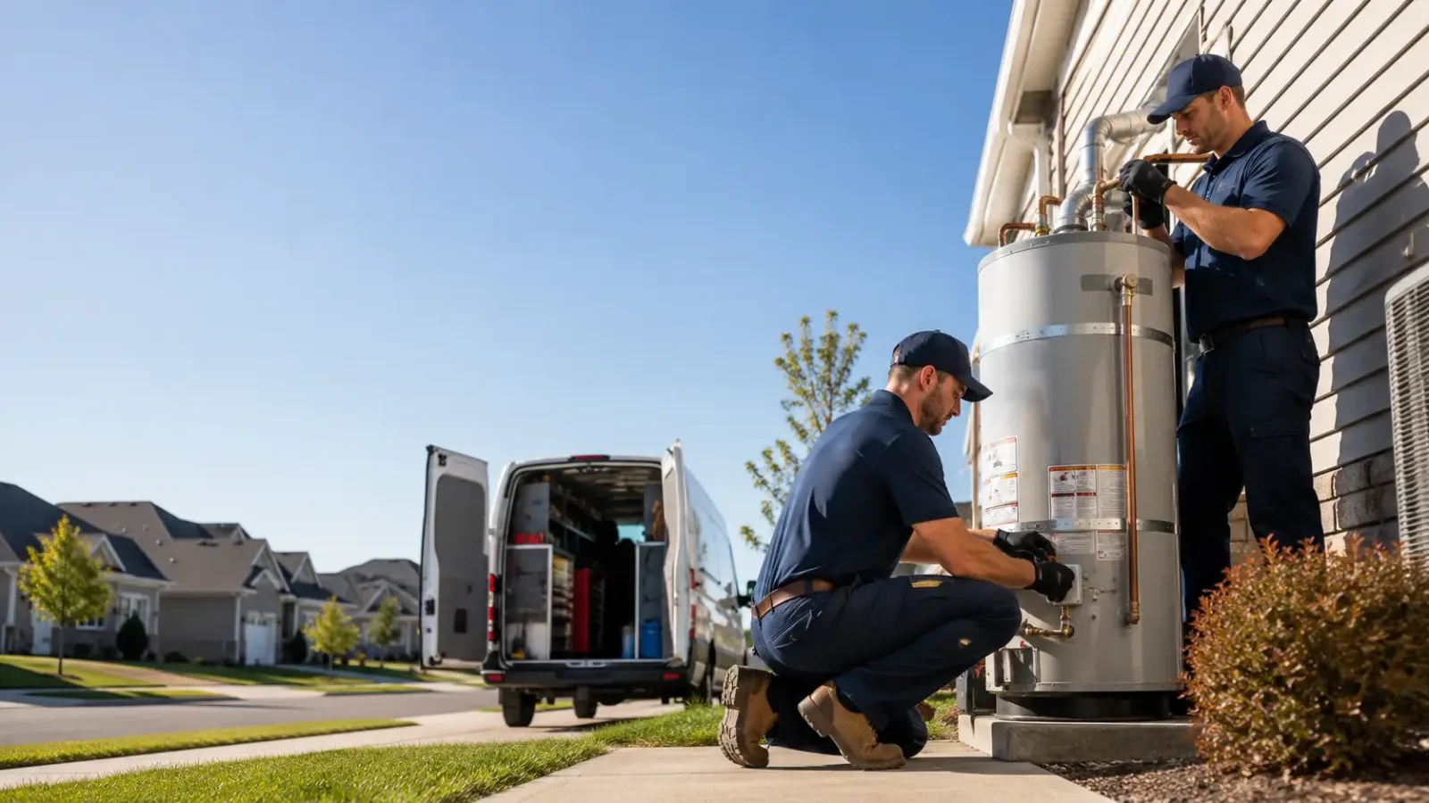 Water Heater Installation in Plaza, ND